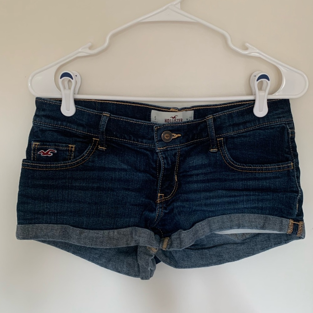 Hollister denim shorts, size 5